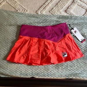 Fila Baseline pleated skirt!